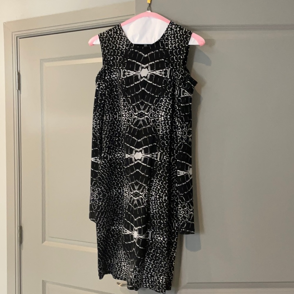 Parker cold shoulder dress